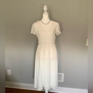 Boho White Dress | Size SM